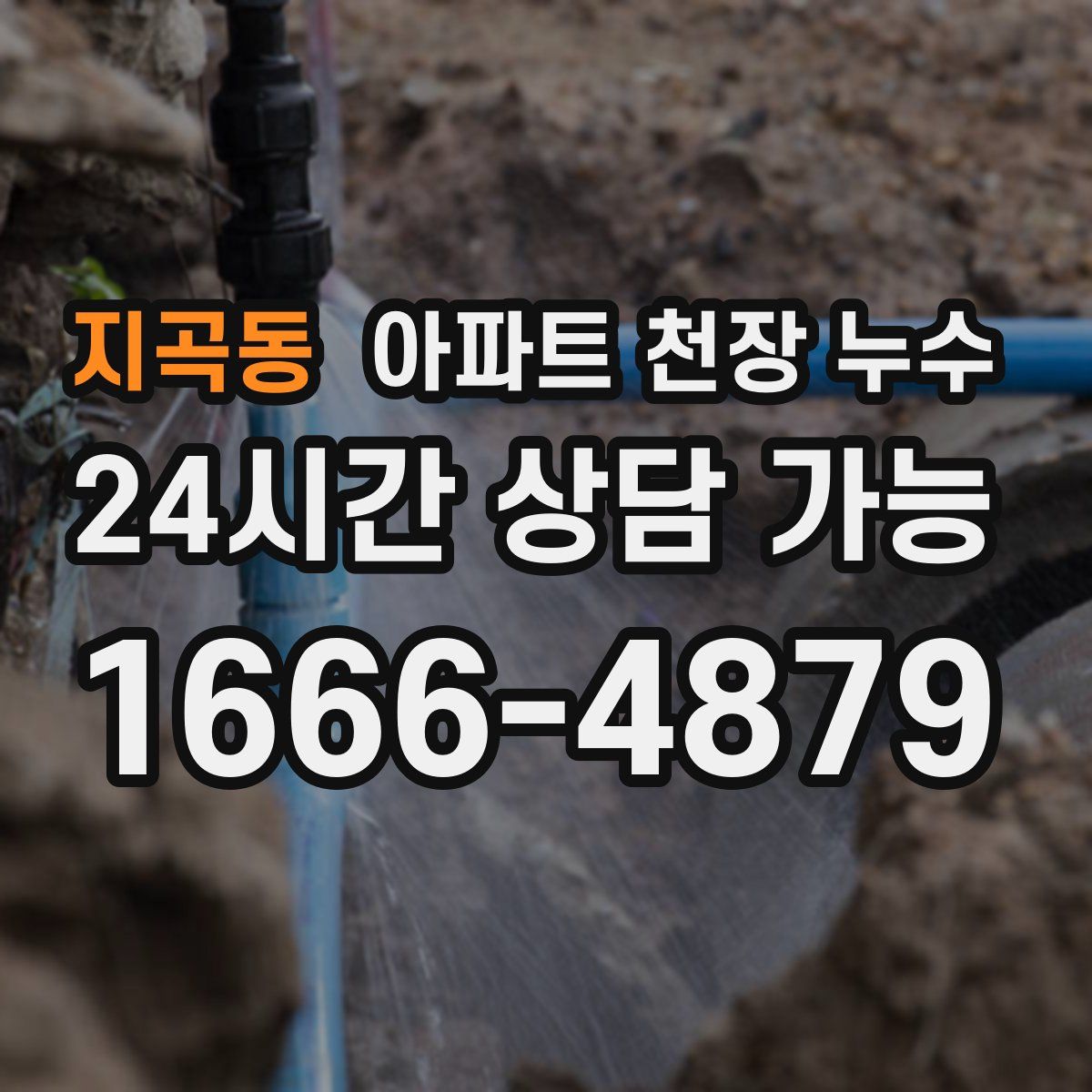 지곡동 아파트 천장 누수
