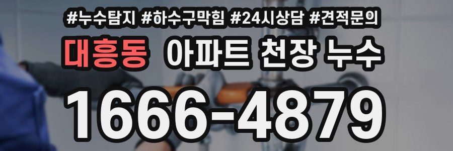 대흥동 아파트 천장 누수