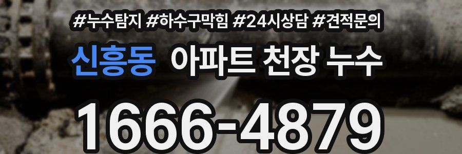 신흥동 아파트 천장 누수