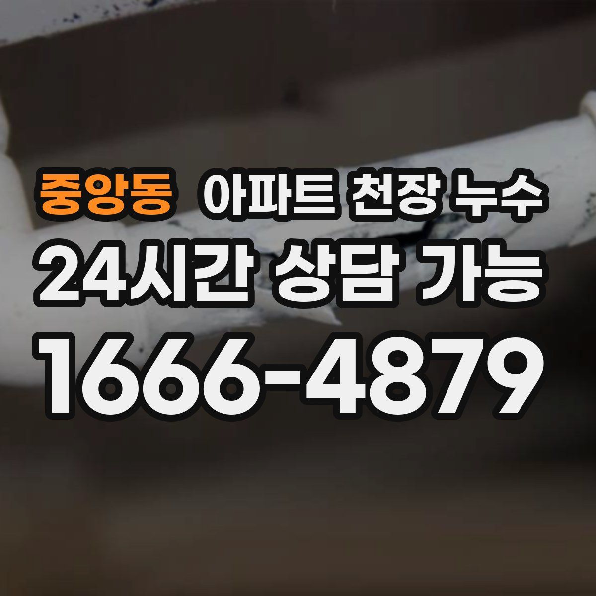 중앙동 아파트 천장 누수