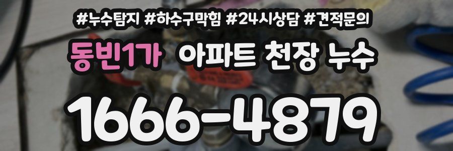 동빈1가 아파트 천장 누수