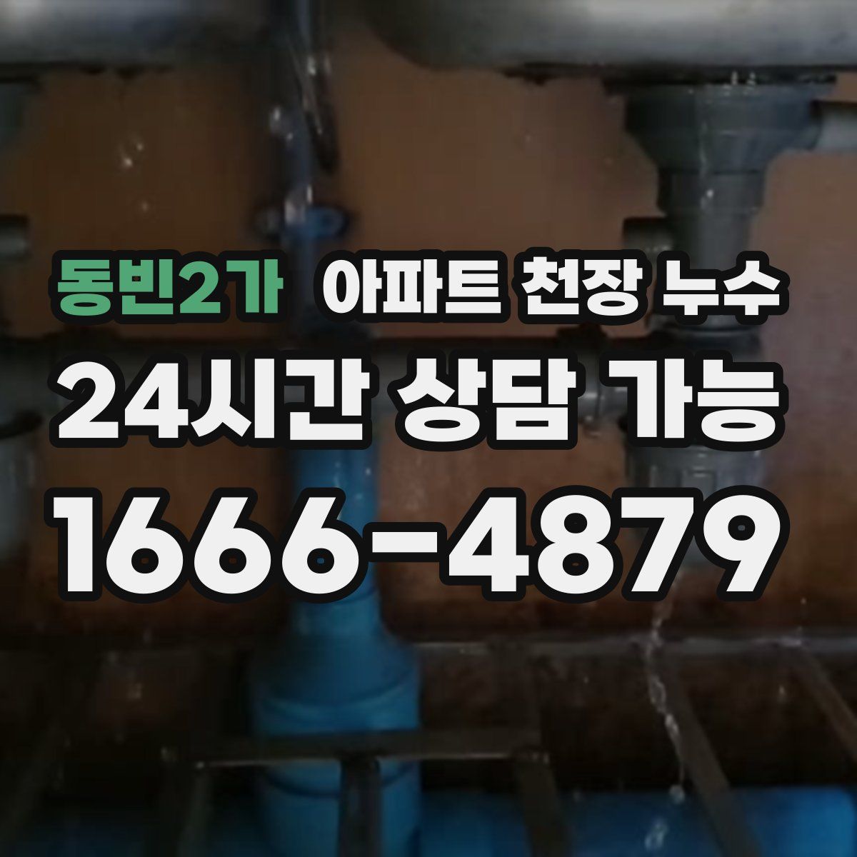 동빈2가 아파트 천장 누수