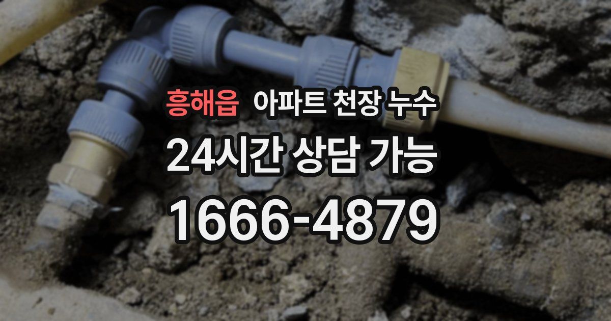 흥해읍 아파트 천장 누수
