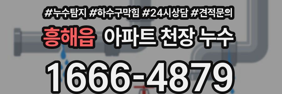 흥해읍 아파트 천장 누수