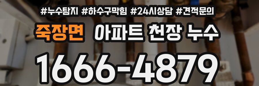 죽장면 아파트 천장 누수