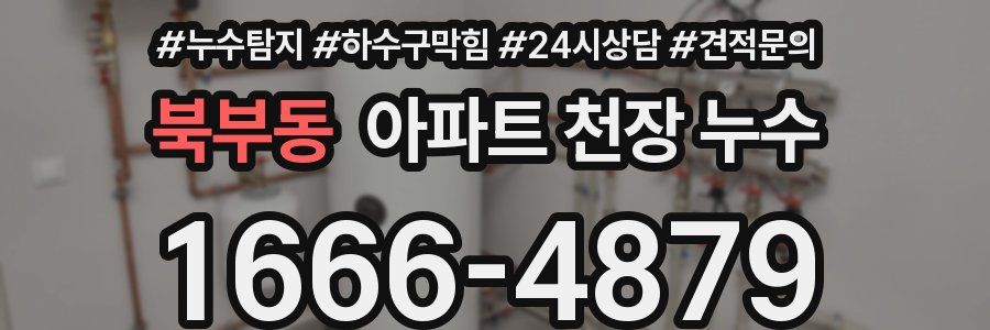 북부동 아파트 천장 누수