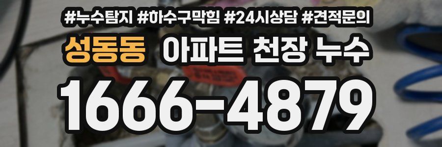 성동동 아파트 천장 누수