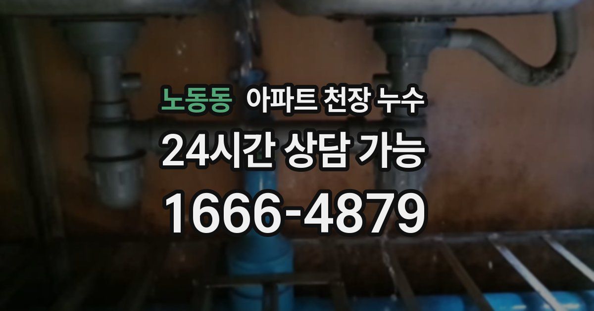 노동동 아파트 천장 누수