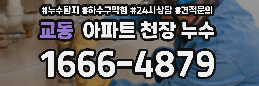 교동 아파트 천장 누수