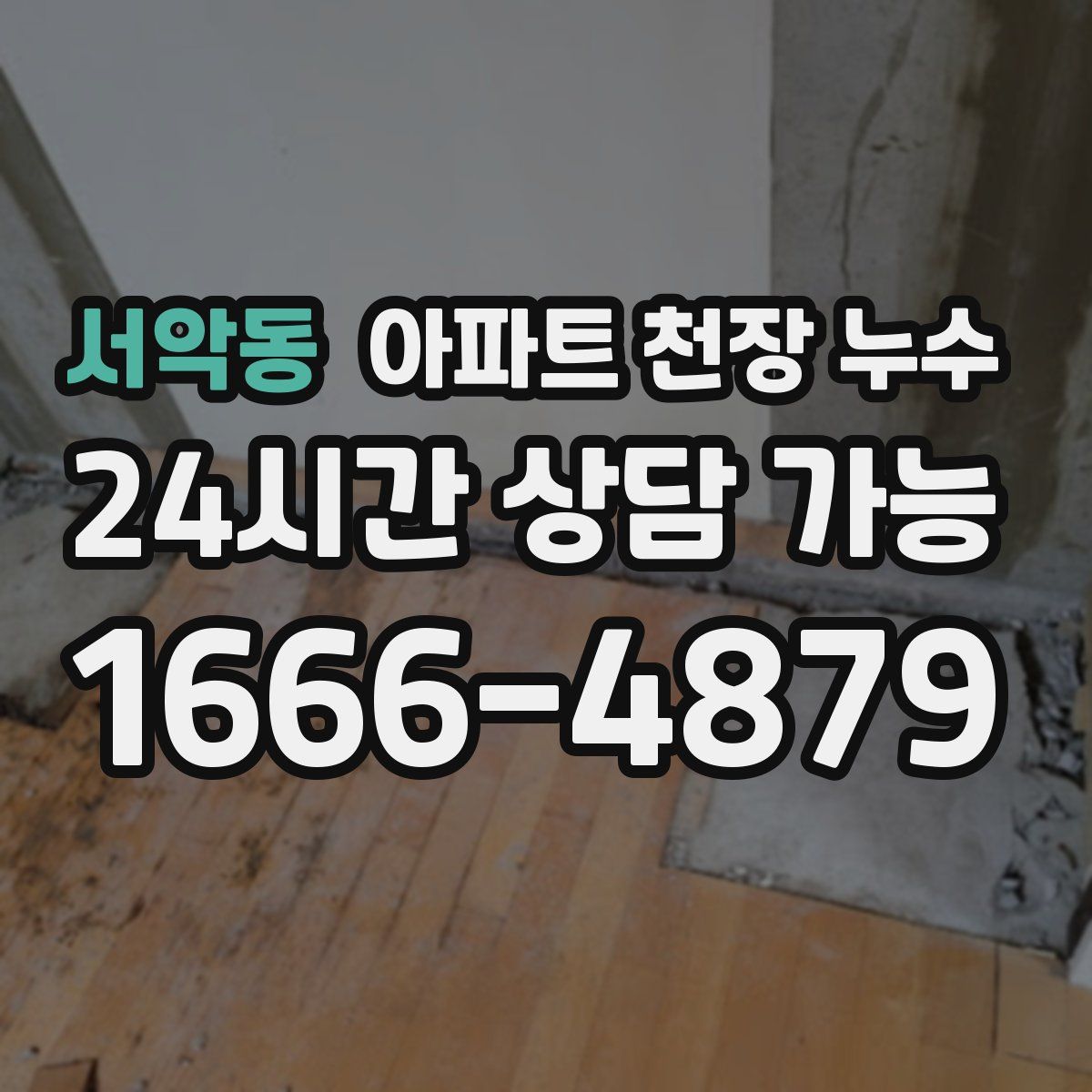 서악동 아파트 천장 누수