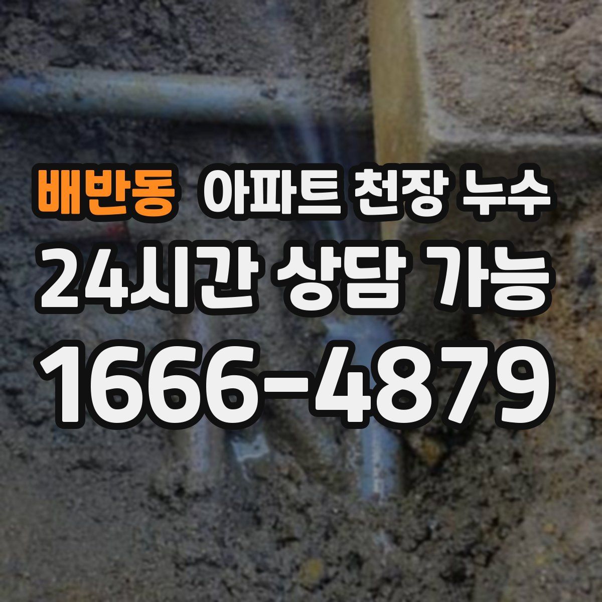 배반동 아파트 천장 누수