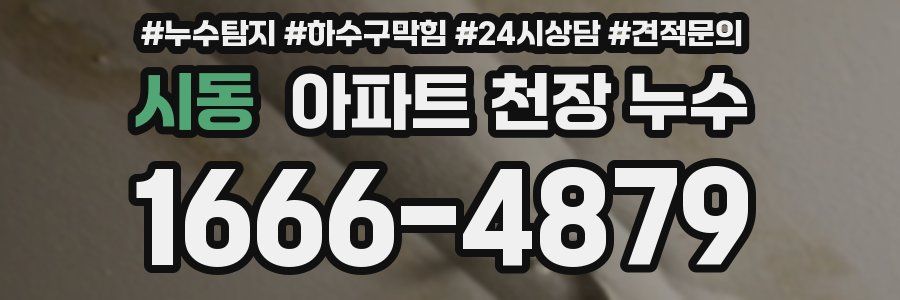 시동 아파트 천장 누수