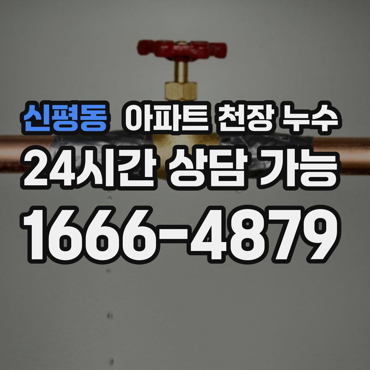 신평동 아파트 천장 누수
