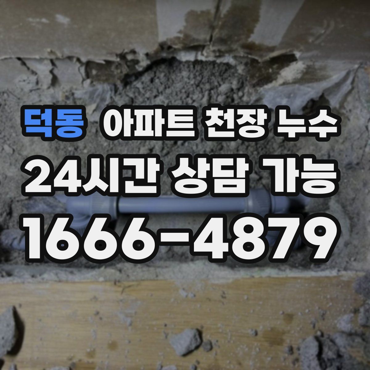덕동 아파트 천장 누수