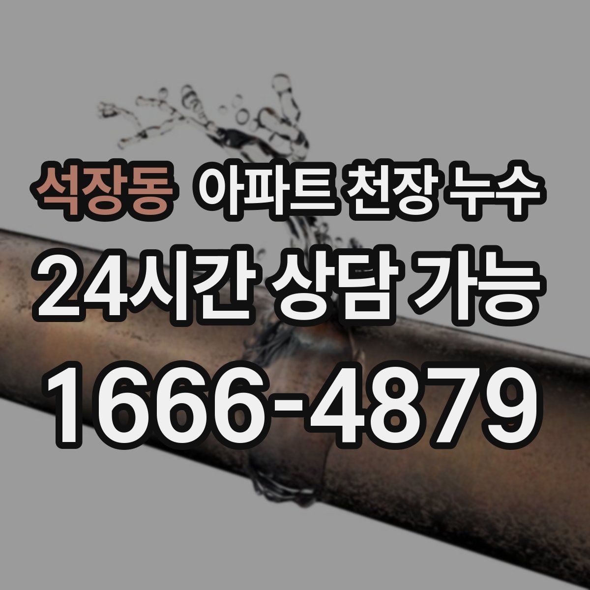 석장동 아파트 천장 누수