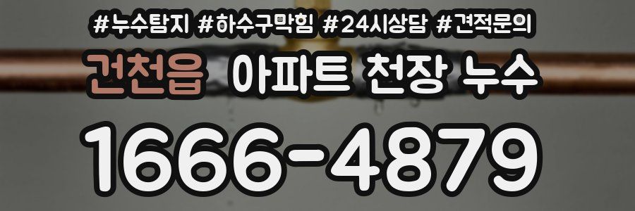 건천읍 아파트 천장 누수