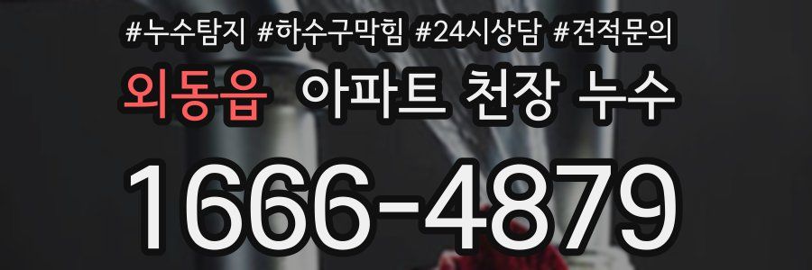외동읍 아파트 천장 누수