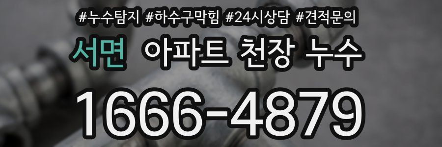서면 아파트 천장 누수