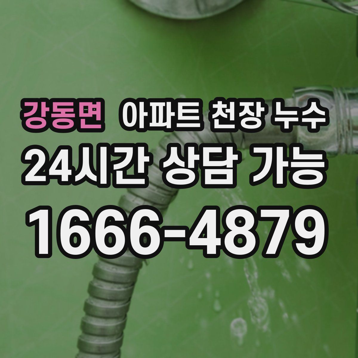 강동면 아파트 천장 누수