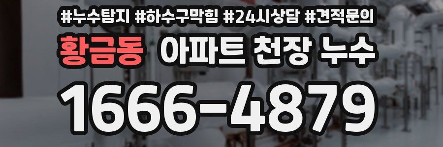 황금동 아파트 천장 누수