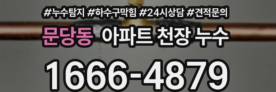 문당동 아파트 천장 누수