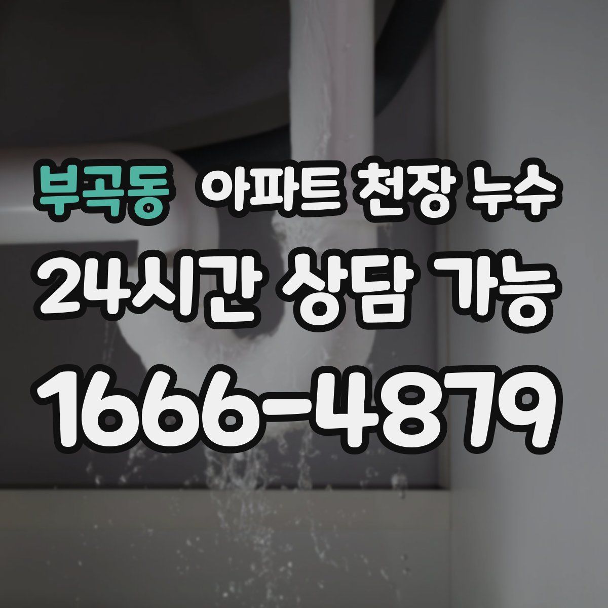 부곡동 아파트 천장 누수