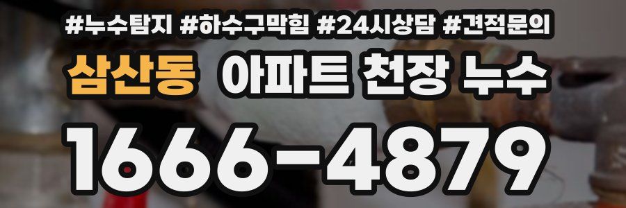삼산동 아파트 천장 누수