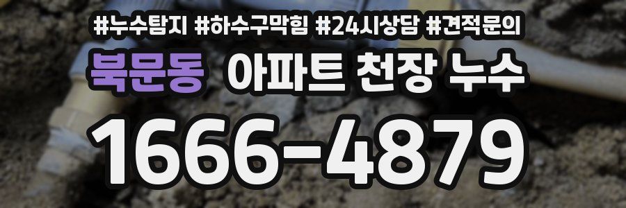 북문동 아파트 천장 누수