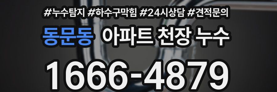 동문동 아파트 천장 누수