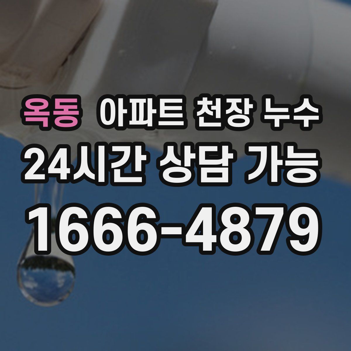 옥동 아파트 천장 누수