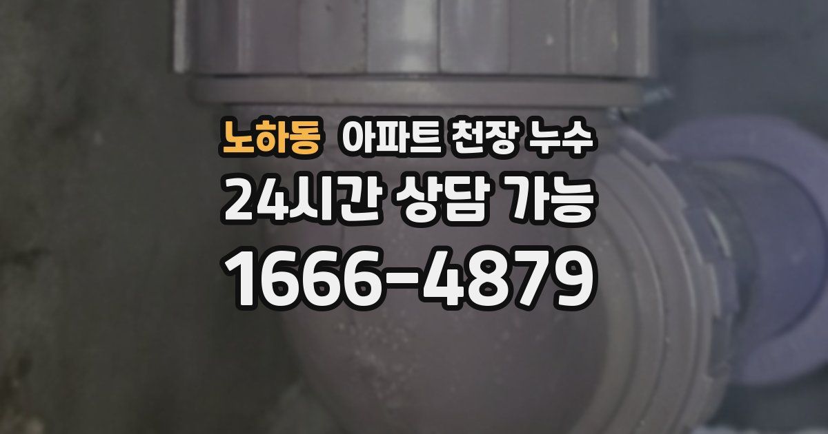 노하동 아파트 천장 누수