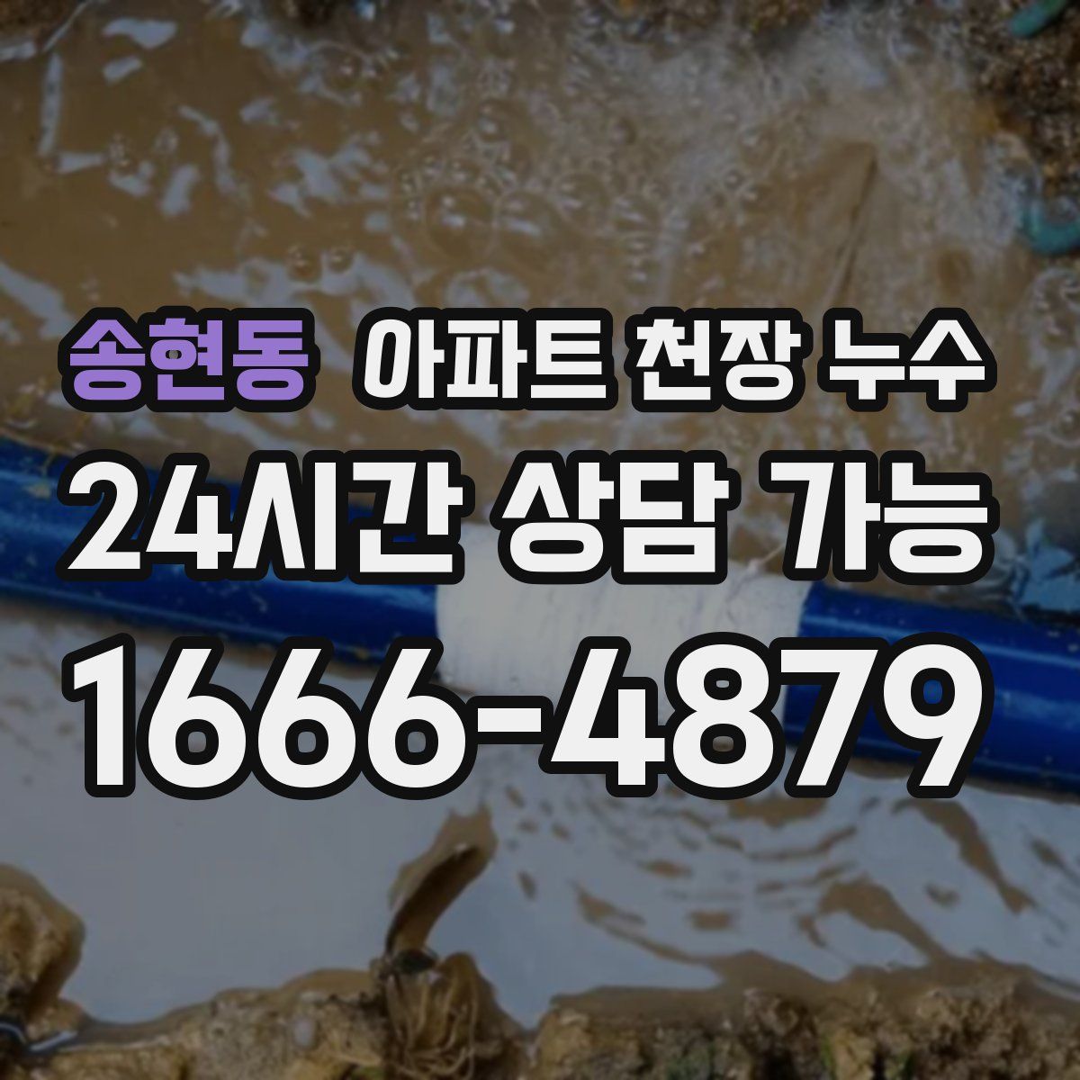 송현동 아파트 천장 누수