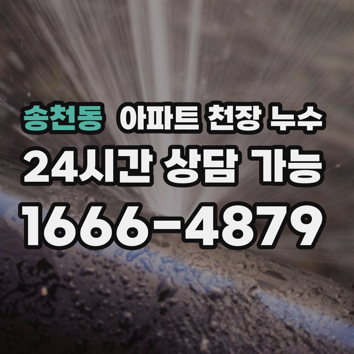 송천동 아파트 천장 누수