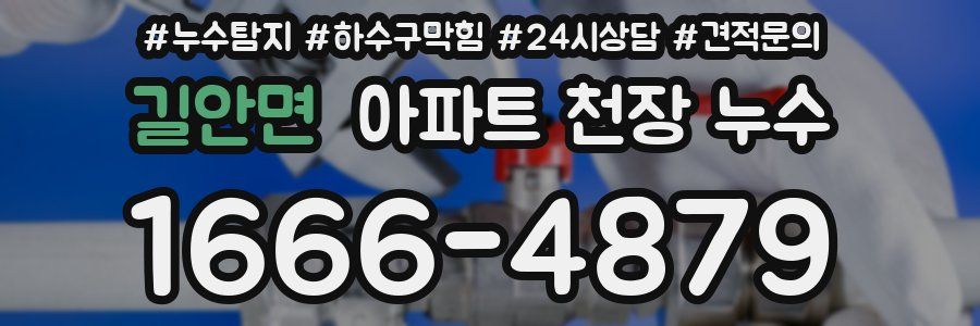 길안면 아파트 천장 누수