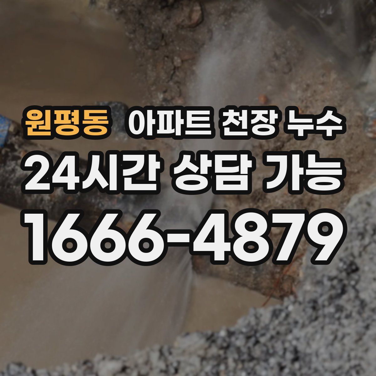 원평동 아파트 천장 누수