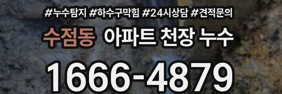 수점동 아파트 천장 누수