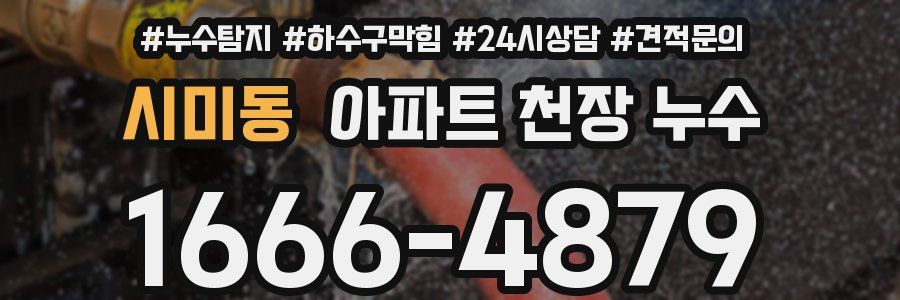 시미동 아파트 천장 누수