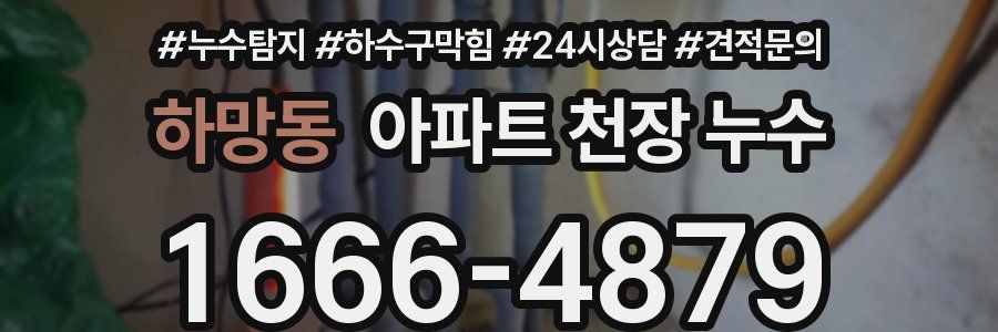 하망동 아파트 천장 누수