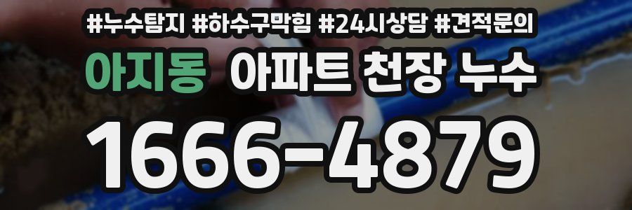 아지동 아파트 천장 누수