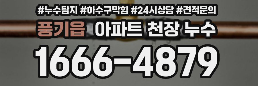 풍기읍 아파트 천장 누수