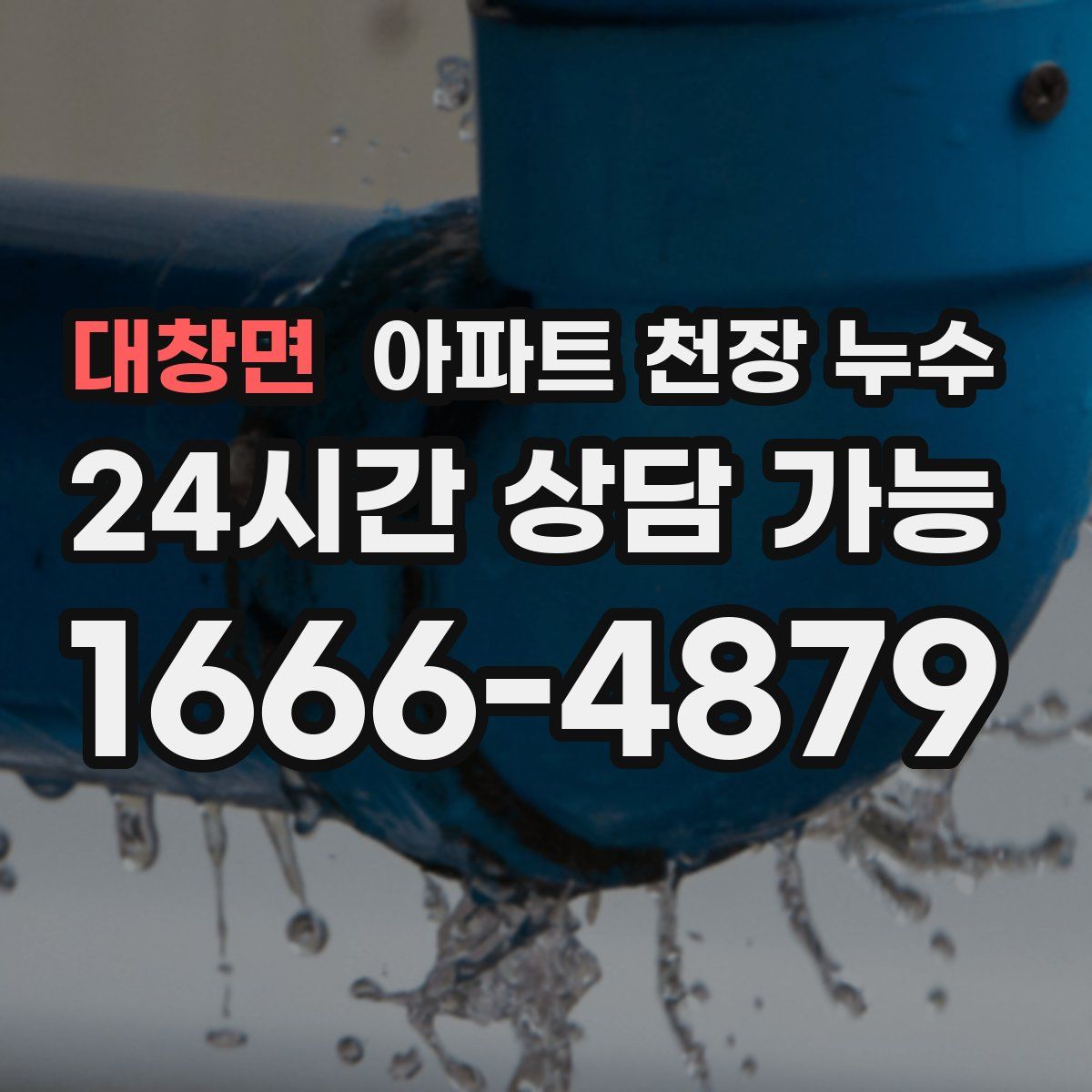 대창면 아파트 천장 누수