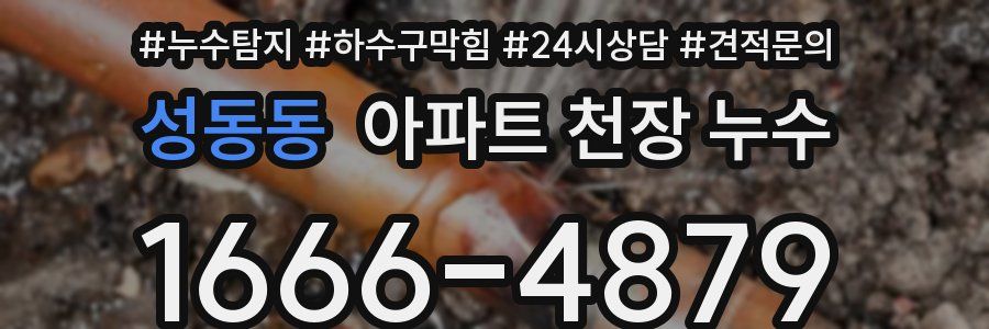 성동동 아파트 천장 누수