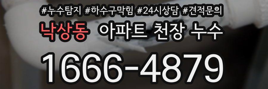 낙상동 아파트 천장 누수