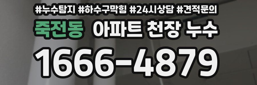 죽전동 아파트 천장 누수