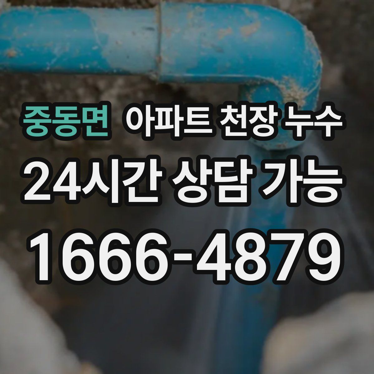 중동면 아파트 천장 누수