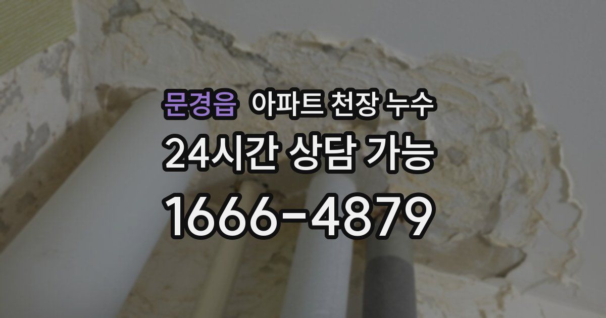 문경읍 아파트 천장 누수