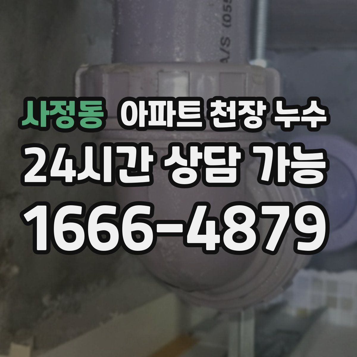 사정동 아파트 천장 누수