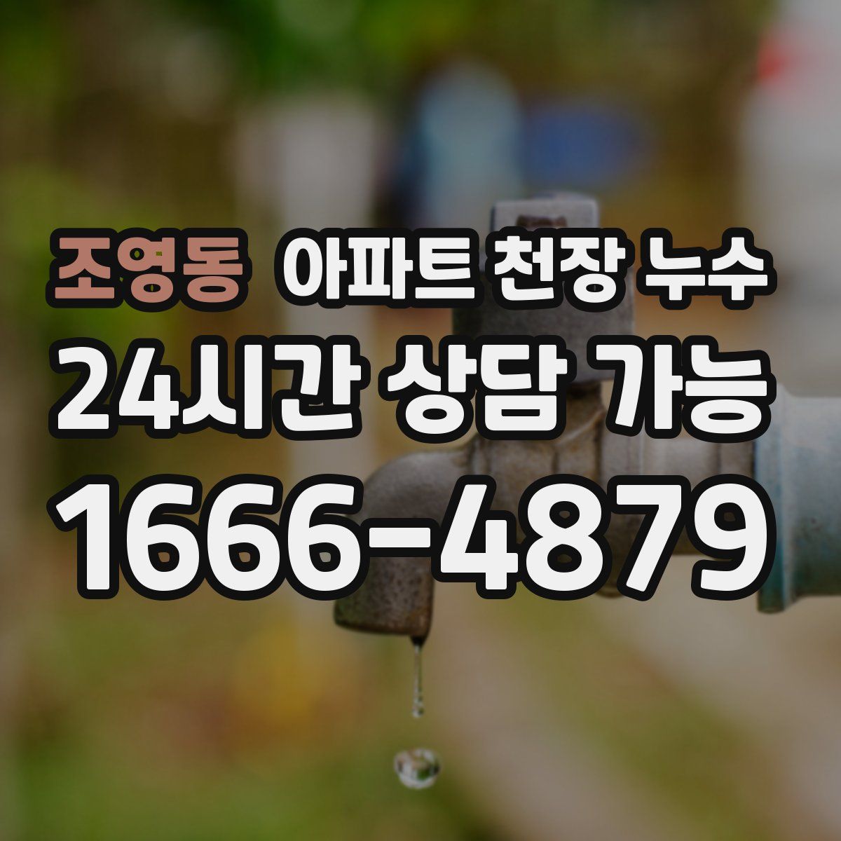 조영동 아파트 천장 누수