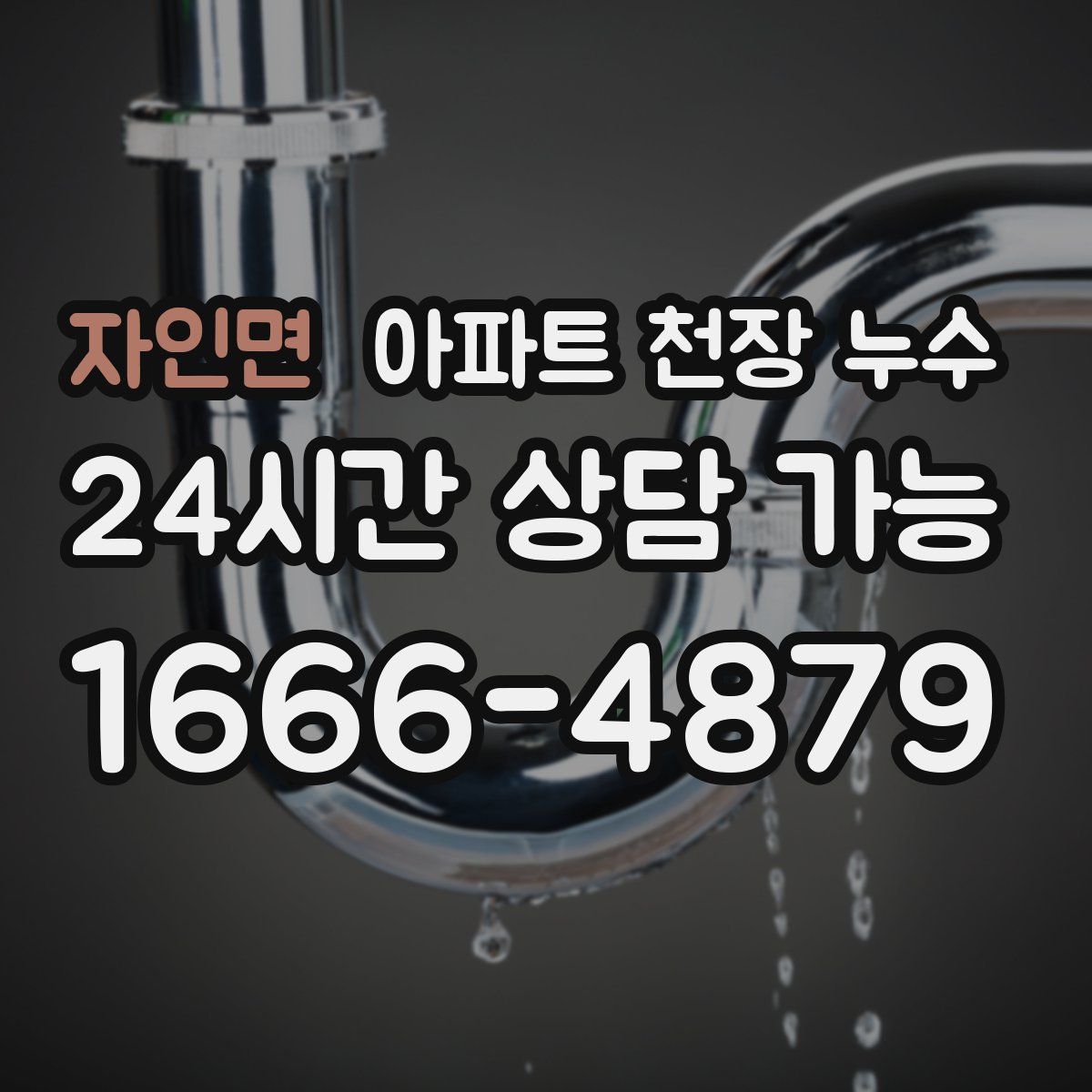 자인면 아파트 천장 누수