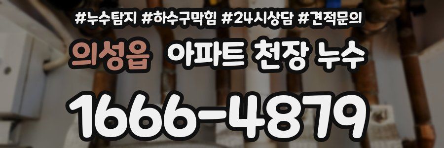 의성읍 아파트 천장 누수